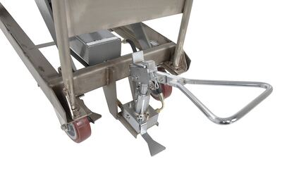 Teilweise hydraulische Hubwagen aus Edelstahl