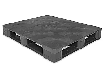 Solid Top Rackable Palette 48 X 40 2000 Pfund KapazitÀt Schwarz