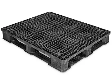 RackfÀhiger Kunststoff Palette 48 X 40 Schwarz