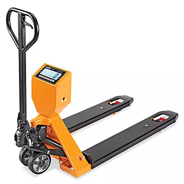 Uline Transpaleta Báscula Horquilla Estándar 48 X 27 5000 Lbs X 1 Lb