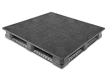 Rackable superior sólido Palet 48 X 48 Capacidad de 2700 lb Negro