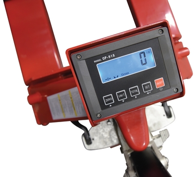 Hand pallet truck dengan Skala Digital