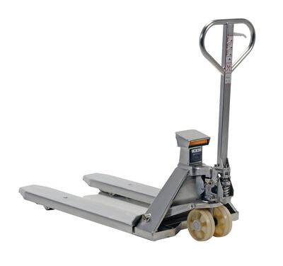 Xe nâng tay với cân kỹ thuật số